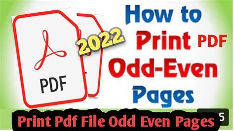 how to print odd even pages in pdf|Alternate & Mix Odd and Even PDF Pages Online For .